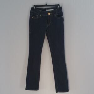 DKNY Women's Blue Dark Wash Skinny Jeans Size 7